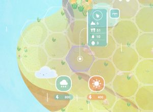 7 clustered tiles with pollution 3